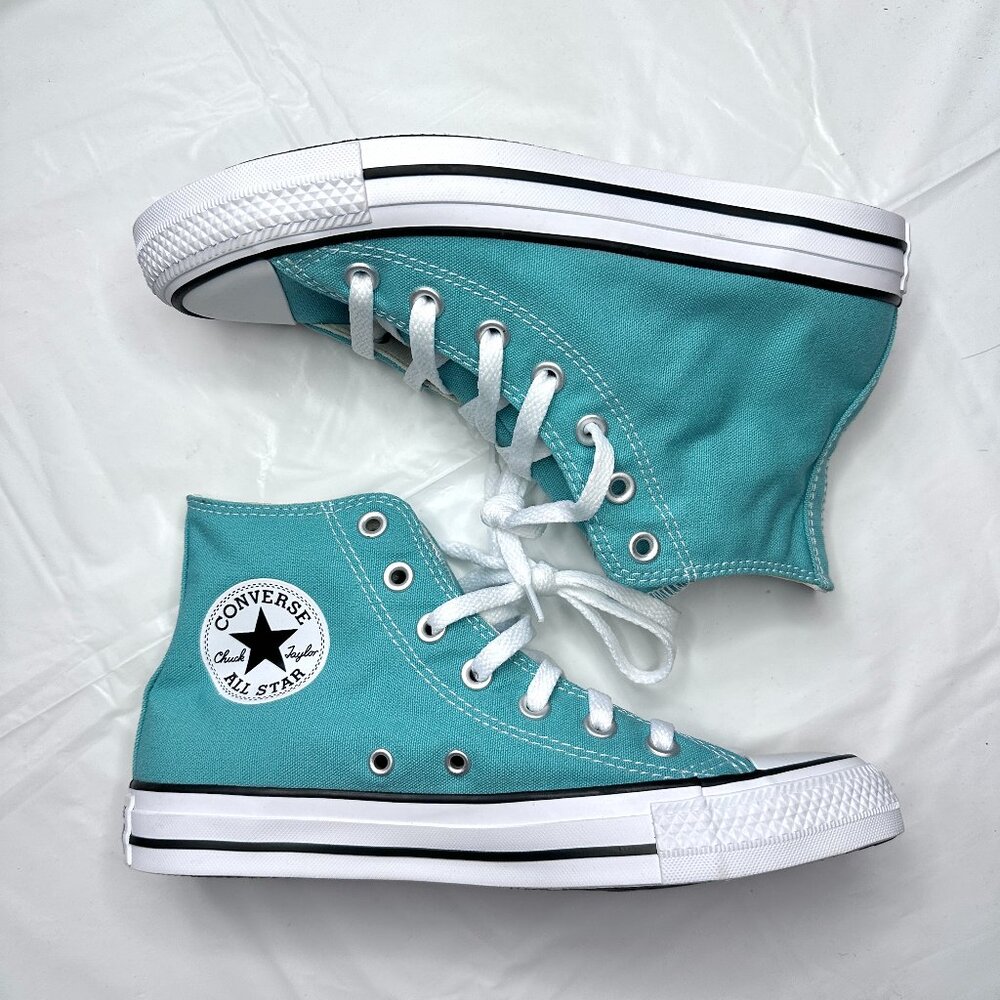 NEW Converse Women Shoes 7.5 Casual Turquoise Sneakers All Star